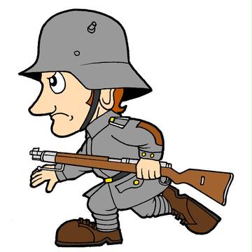 第一次大戦時のドイツ陸軍歩兵