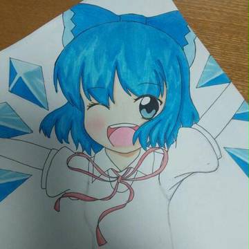 チルノ コピック 途中経過