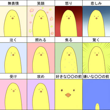 トリで表情練習