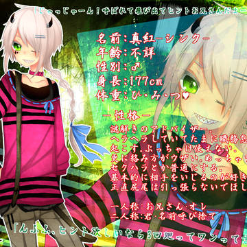 【ピク廃】真紅【公式キャラシ】