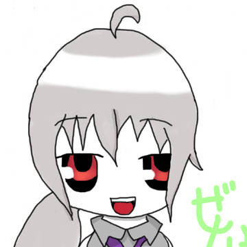 マウスで書いたハクさん