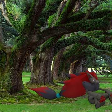 A sitted zoroark