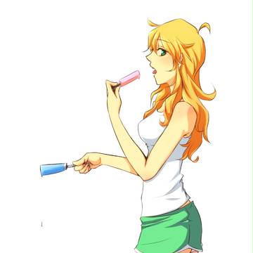 美希「あ、ハニーもアイス食べる？」