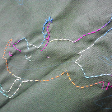 製作中　鳥獣戯画のカエル