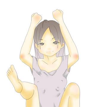 ど・どこみてんの！それ以上近づいたら蹴るからね・・