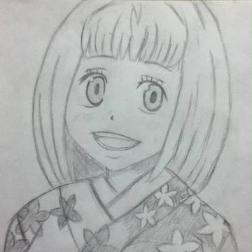 青の祓魔師　しえみ　模写　