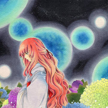紫陽花の君