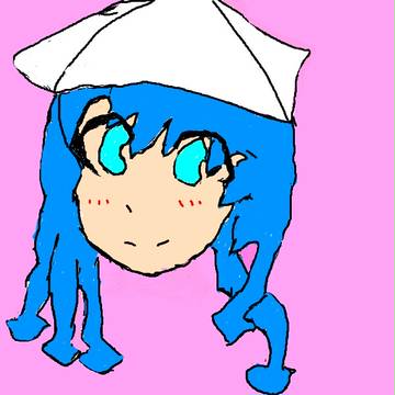 パソコンで書いたイカ娘２