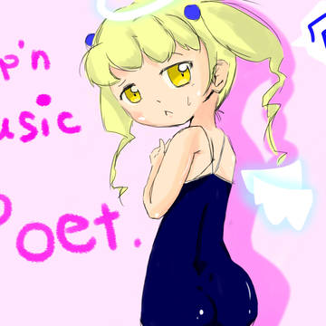 【お題】10分以内に4RTされたらスク水(紺)のポエット