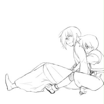 ワタルとミツルできゃっきゃうふふ