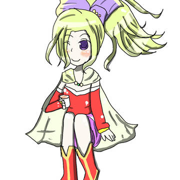 初めてFFのキャラの絵を描いた