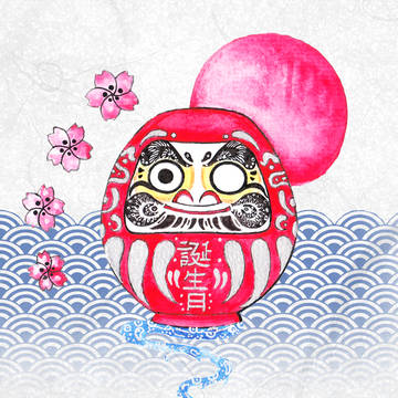 Daruma Card Design