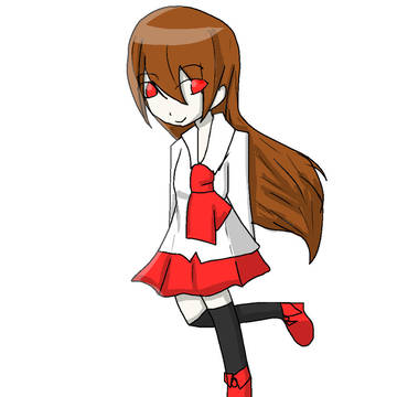 イヴの目をメアリー風に描いてみた