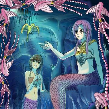 人魚の月光浴