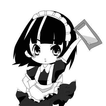 働くメイドさん