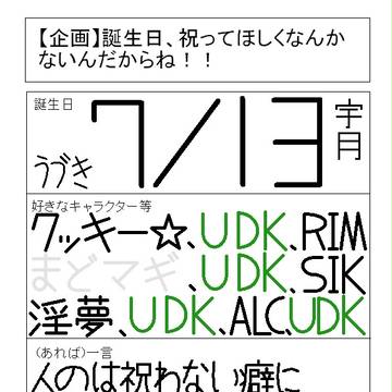 誕生日