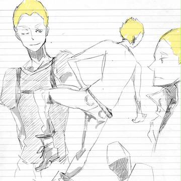SPひびとらくがき