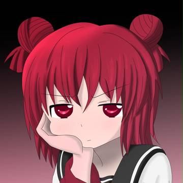 ゆるゆり２期を記念してあかりを黒くしてみた