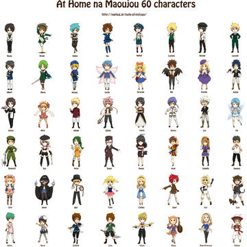 オリキャラ60人描いてみた