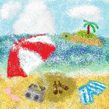 Summer is coming to the sea.