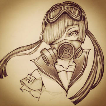 ガスマスク少女