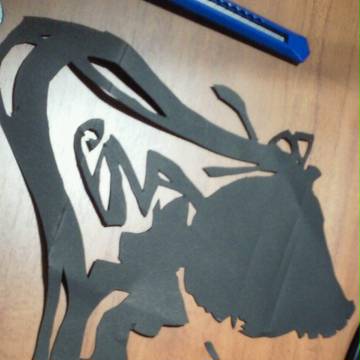切り絵　
