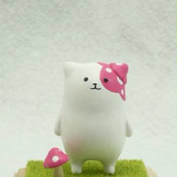 きのこいぬをつくってみました