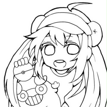 メイちゃん線画