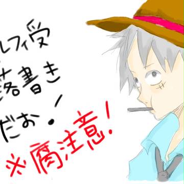 ルフィ受け　落書き～　※腐注意
