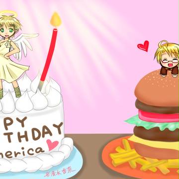 \アメリカお誕生日おめでとう…!/