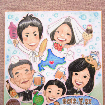 結婚式のサンクスボード