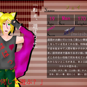 【*PIp】　フェイ　【狼】