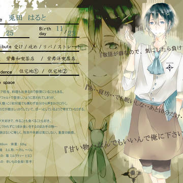 【紫舞喫茶店】 兎田 はると 【キャラシ】