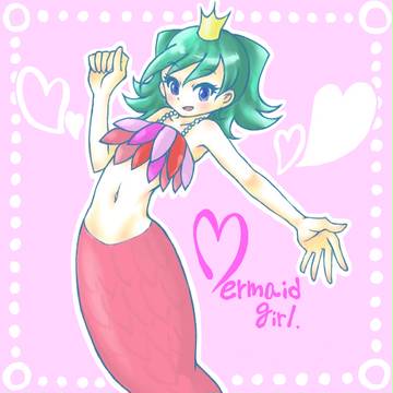 Mermaid girl