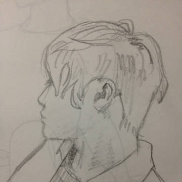 らくがき　自分