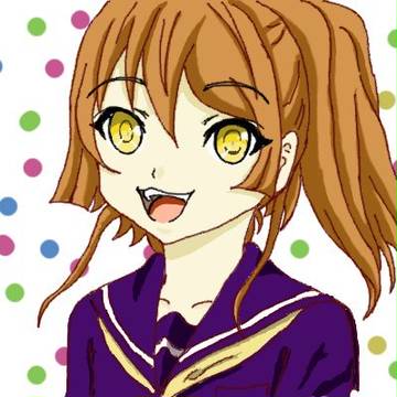 茶髪少女
