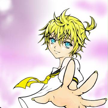 【初投稿】初めてペンタブで描いてみた。【鏡音レン】