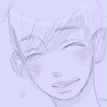初描き、　一応チャミナ　乙w