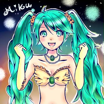 初音ミク（マーメイドアイドル風）