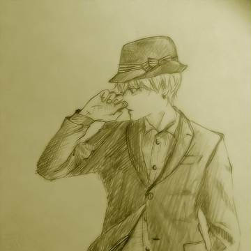 初描き、黄瀬くん。モデルーーン