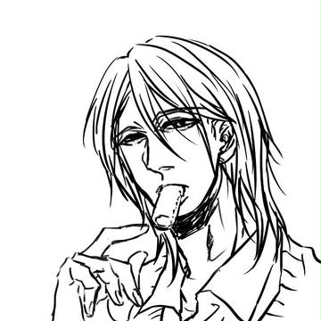 むっくんと室ちん落書き