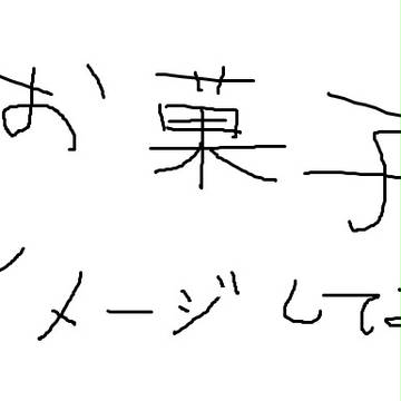 勝手にお菓子のイメージを描いてみた