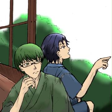 夏の縁側