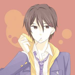 パーカー男子