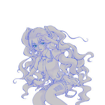 ミクさんが描きたかったハズ…
