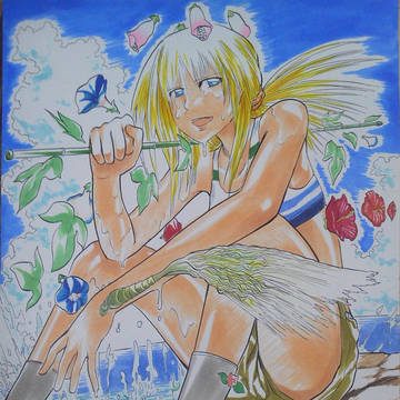 夏！海！褐色！花！