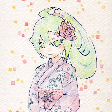 マントちゃん(浴衣コス)