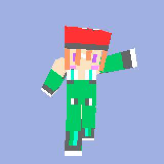PSO2のマイキャラをマイクラで再現してみた