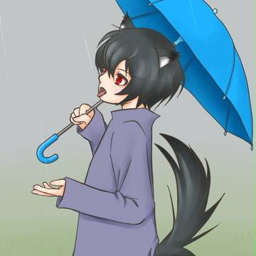 雨。