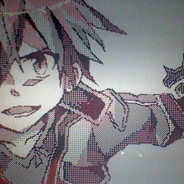 うごメモで描いたキリトさん！